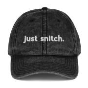 Just Snitch Vintage Hat